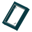 Cyan Concrete Attic Roof