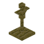 Yellow Bioshroom Fancy Armor Stand