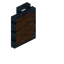 Brown Ancient Tall Seat Back