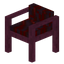 Stripped Crimson Modern Chair