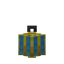 Small Light Blue Paper Lantern