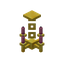 Pink Golden Chandelier