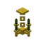 Green Golden Chandelier