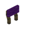 Purple Baobab Raised Seat Back