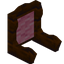 Pink Edelwood Fancy Seat Back