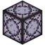 Arched Purple Stained Glass Pillar