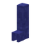 Blue Rain Gutter Downspout