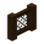Dark Oak Lattice Fence
