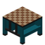 Cyan Concrete Chess Board