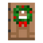 Jungle Door with Wreath