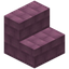 Purple Silt Shingle Stairs