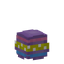 Purple with Multi Stripes Easter Egg