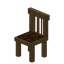 Stripped Spruce Striped Chair