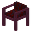 Stripped Crimson Modern Chair