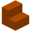 Orange Concrete Stairs