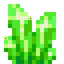 Green Corundum Cluster