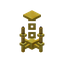 Yellow Golden Chandelier