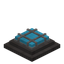 Light Blue Wall Lamp (inverted)