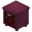 Stripped Crimson Large Drawer