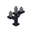 White Iron Candelabra