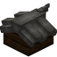 Gray Longer Top Roof Block (Dark Oak)