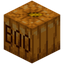 Boo Carved Pumpkin