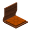 Orange Floor Chair (Acacia)