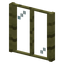 Rectangle Pine Planks Window