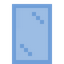 Light Blue Glass Door