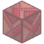 Red Mosaic Glass