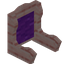 Purple Cherry Fancy Seat Back