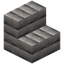 Corner Pearl Brick Stairs