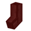 Red Rain Gutter Downspout