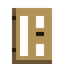 Screen Oak Door