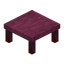 Stripped Crimson Coffee Table