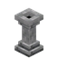 Polished Diorite Standing Torch - L