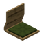 Green Floor Chair (Oak)