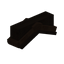 Large Thin Arch Upper Dark Oak