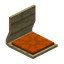 Orange Floor Chair (Birch)