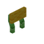 Yellow Green Bioshroom Raised Seat Back