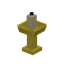 Golden Candle Holder