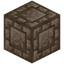 Tiny Brick Bordered Raw Iron Block