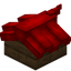 Red Longer Top Roof Block (Spruce)