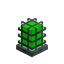 Inverted Green Laser Lamp
