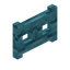 Blue Bioshroom Fence Gate