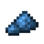 Small Pile of Blue Alloy Dust