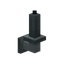 Gray Silver Wall Candle