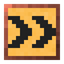 Warning Sign - Double Arrow Right