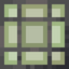 Raster Green Stained Glass Pane