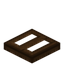 Slotted Dark Oak Trapdoor